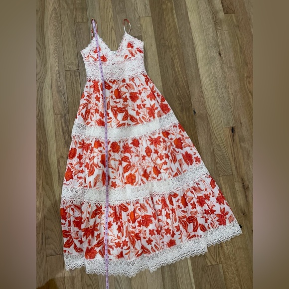 Antonio Milani Devon Printed Crochet Laced Maxi Dress 🌺
Size: 6 - Picture 16 of 17